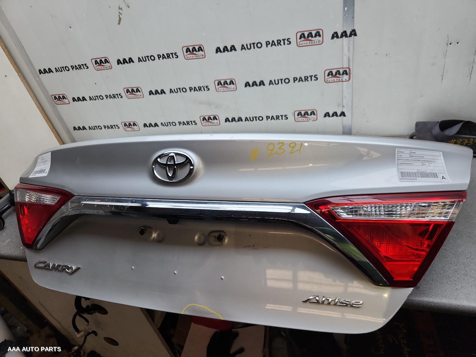 Bootlid/Tailgate TOYOTA CAMRY 2015 (00002321)